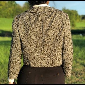 Talbots coat and white button up long sleeve